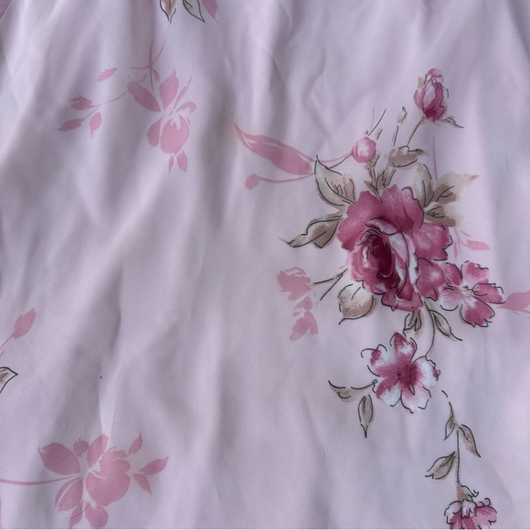 Vintage 90s Floral Dress Size 12P - Picture 5 of 7